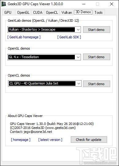 GPU Caps Viewer,显卡诊断,显卡识别,GPU