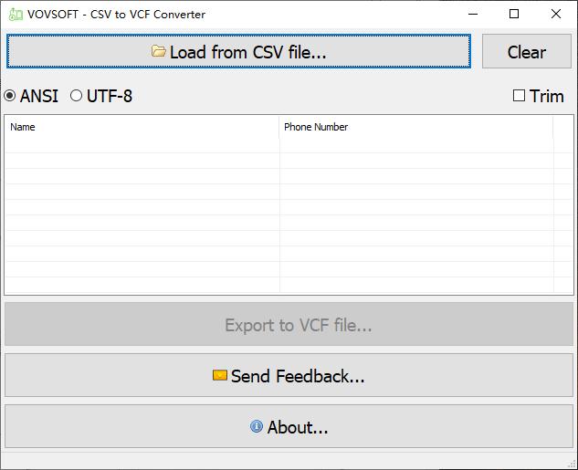 CSV to VCF Converter下载,CSV转VCF工具,翻译转换,文档转换