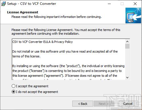 CSV to VCF Converter下载,CSV转VCF工具,翻译转换,文档转换