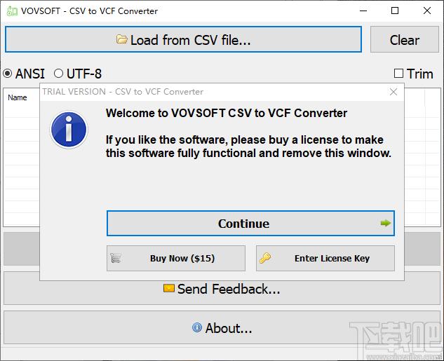 CSV to VCF Converter下载,CSV转VCF工具,翻译转换,文档转换