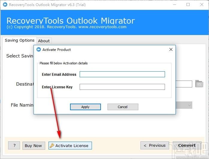 RecoveryTools Outlook Migrator下载,PST迁移器,邮件处理,格式转换