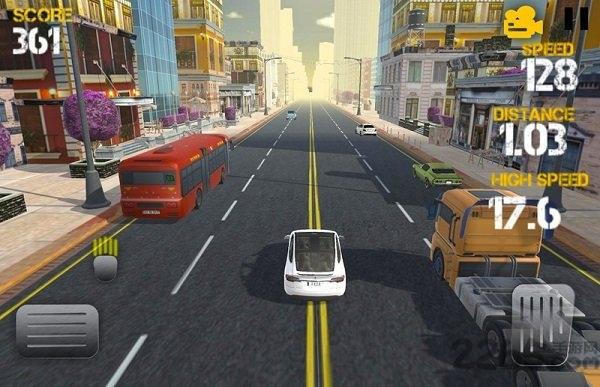 交通赛车3d中文版下载,交通赛车3d,汽车游戏,竞速游戏